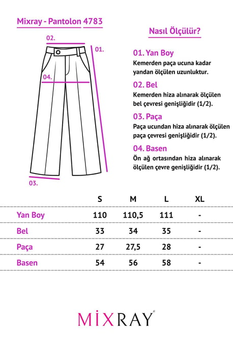 Elastische Taille Palazzo Broek - Image 3