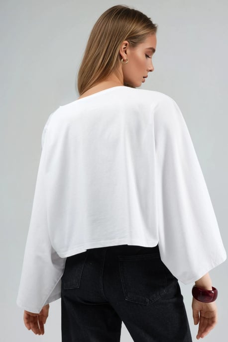 Losse Fit Bootneck Blouse - Image 3