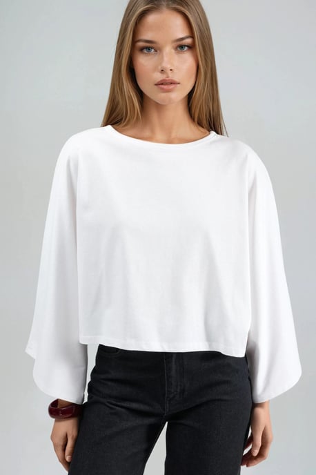 Losse Fit Bootneck Blouse - Image 6