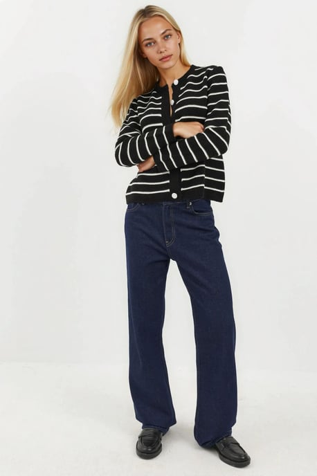 Geknoopte Gestreepte Cardigan - Image 6
