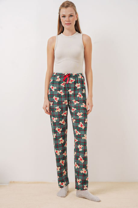 Gepatternde Mid Waist Lounge Broekstukken - Image 3
