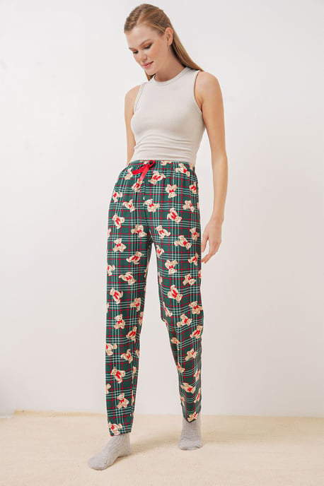 Gepatternde Mid Waist Lounge Broekstukken - Image 4