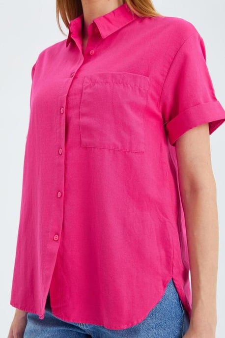 Korte Mouwen Shirt met Zakken - Image 3