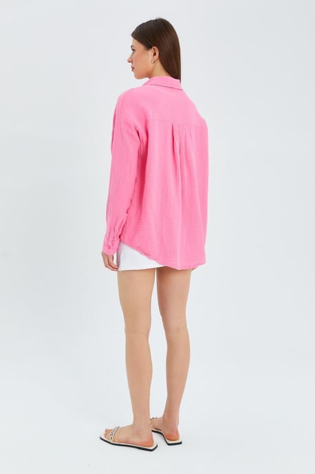 Oversized Shirt met Pocketdetail - Image 6