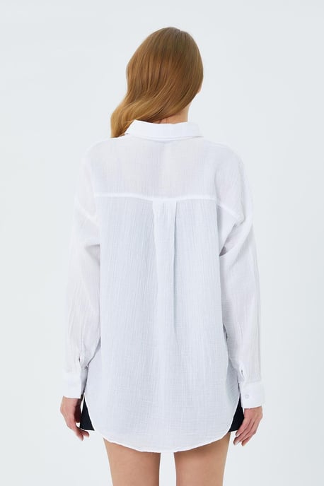 Oversized Shirt met Pocketdetail - Image 6