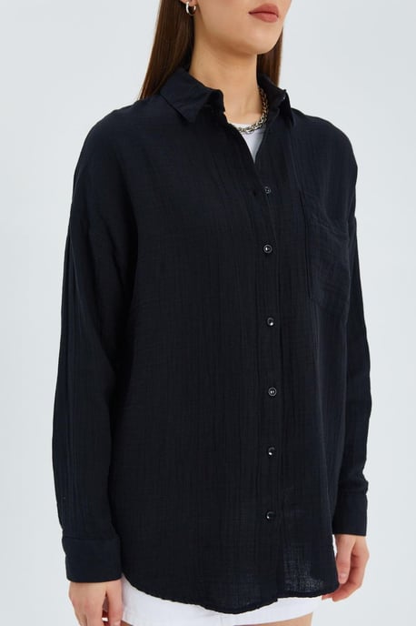Oversized Shirt met Pocketdetail - Image 4