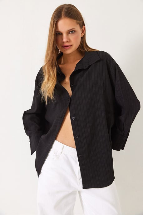 Overmaatse Geweven Shirt - Image 3