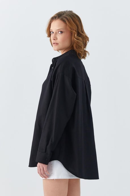 Oversized Poplin Shirt - Image 5