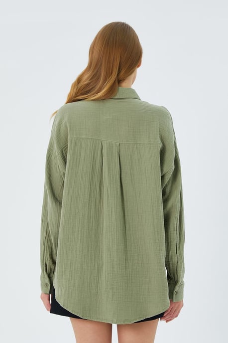 Oversized Shirt met Pocketdetail - Image 6