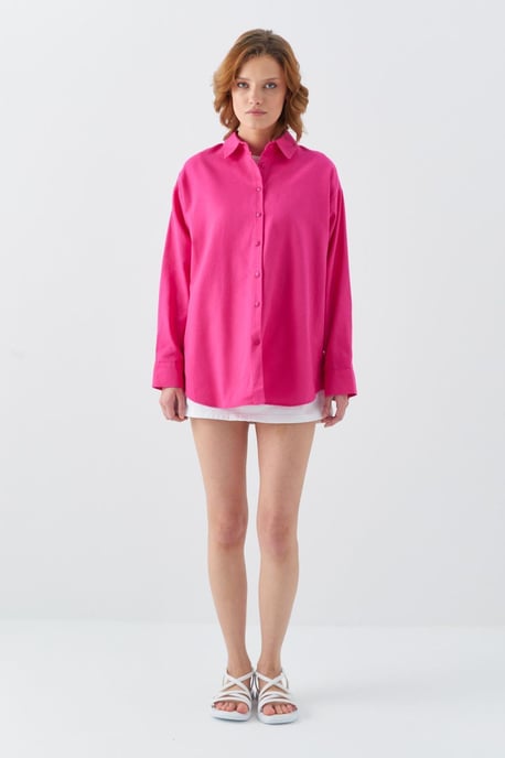 Over-sized Poplin Shirt - Image 2