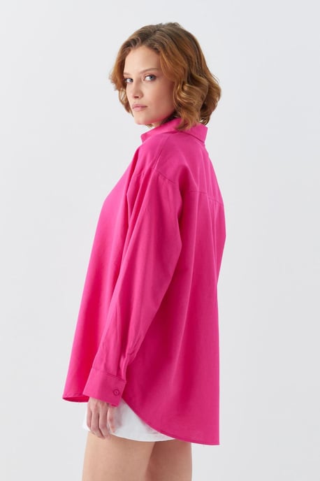 Over-sized Poplin Shirt - Image 4