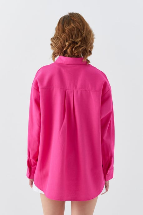 Over-sized Poplin Shirt - Image 5