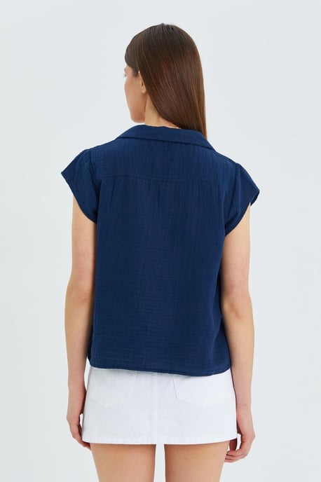 Crop Shirt met Strikdetail - Image 6