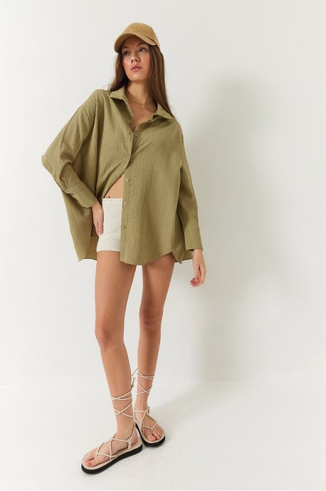 Overmaatse Textuurshirt - Image 3