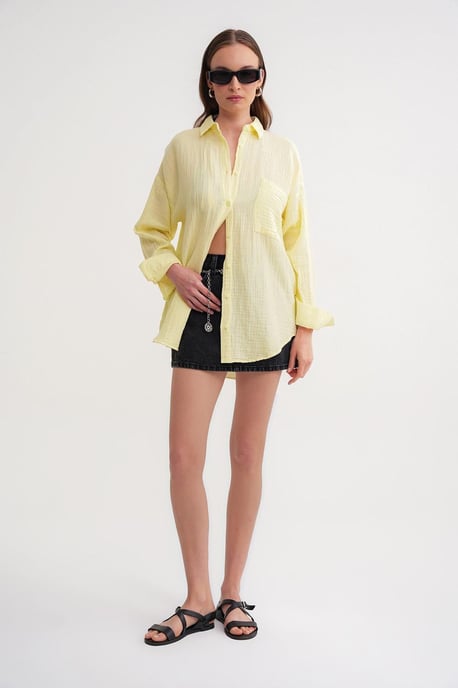 Oversized Shirt met Pocketdetail - Image 2