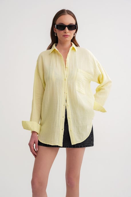 Oversized Shirt met Pocketdetail - Image 4