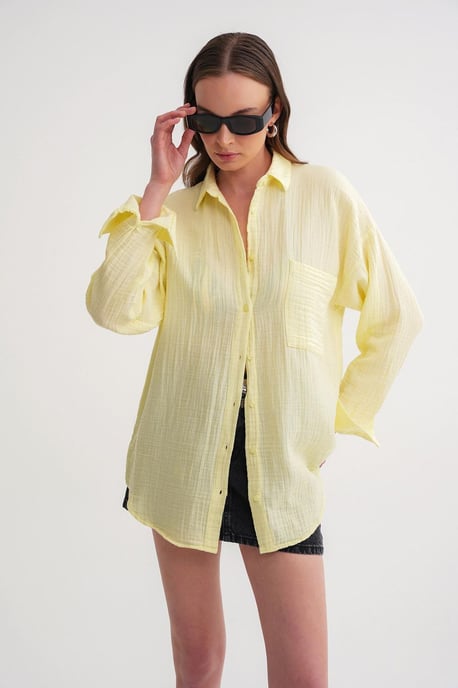 Oversized Shirt met Pocketdetail - Image 5
