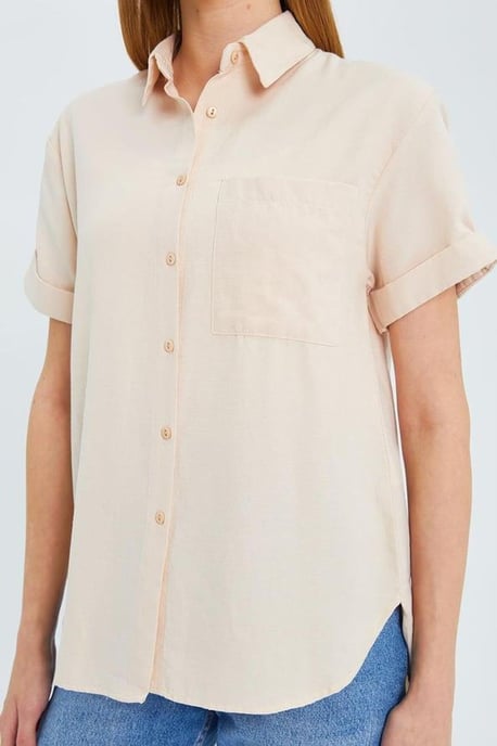 Korte Mouwen Shirt met Zakken - Image 4