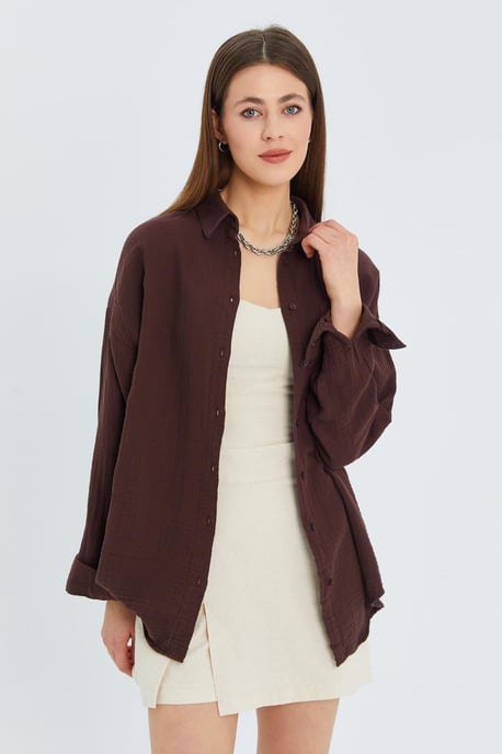 Oversized Shirt met Pocketdetail - Image 3