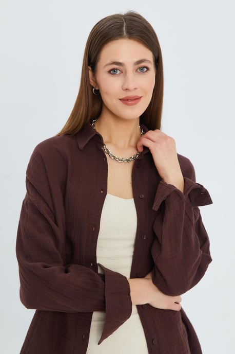 Oversized Shirt met Pocketdetail - Image 5