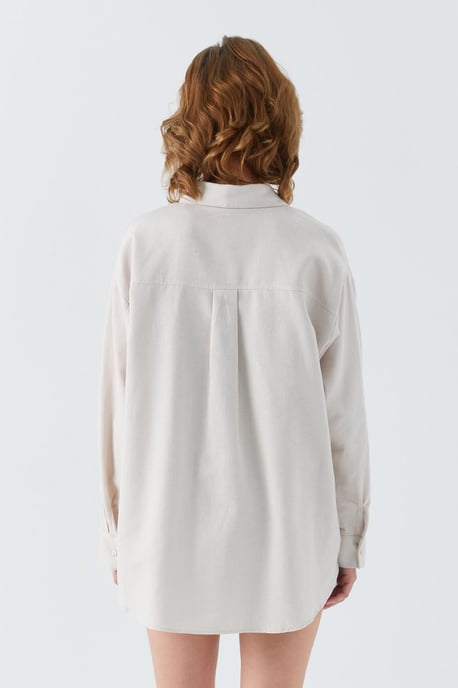 Oversized Poplin Shirt - Image 6