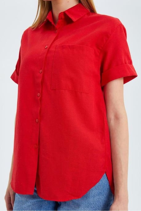 Korte Mouwen Shirt met Zakken - Image 4