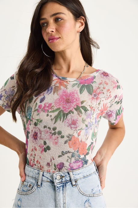 Transparante Crew Neck T-shirt - Image 3