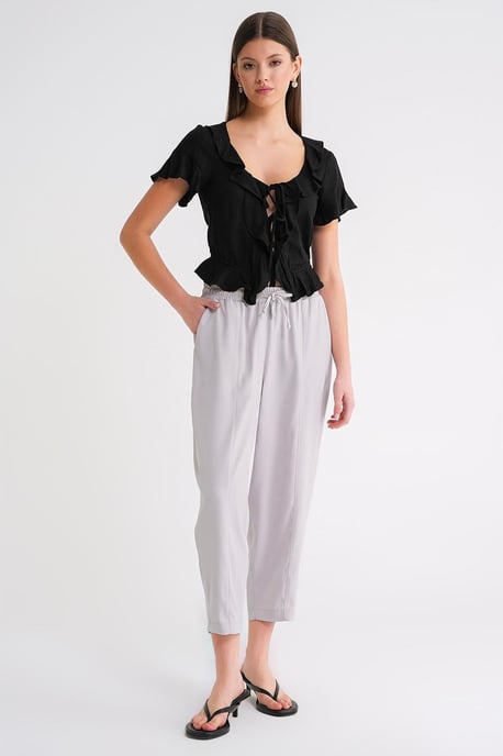 Salwar Fit Tailleband Broek - Image 1