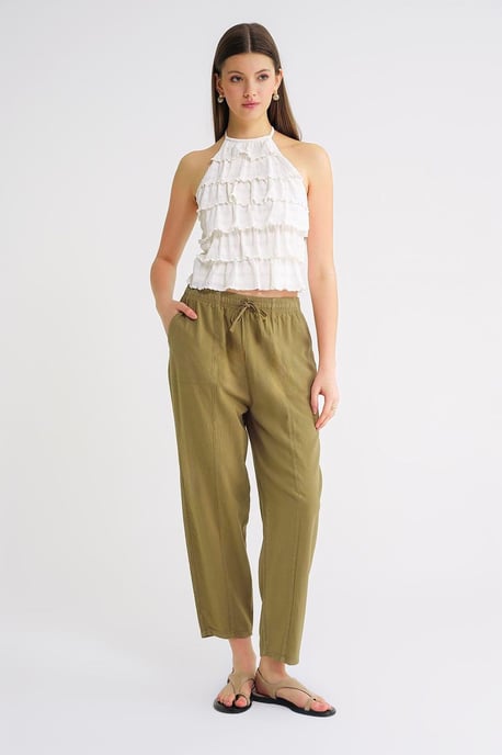 Katoenen Joggingbroek met Touwtjes in de Taille - Image 3