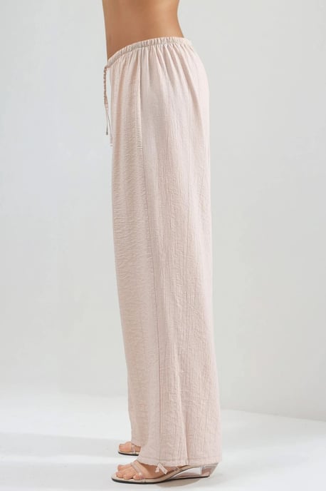 Elastische broek met strikdetail - Image 4