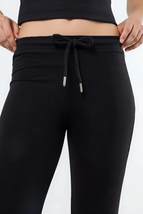 Mid Rise Flared Joggingbroek met Koord - Image 5