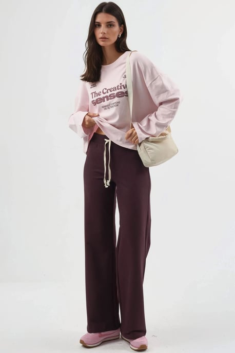 Rechttapsgewijze Sweatpants met Koordjes - Image 6