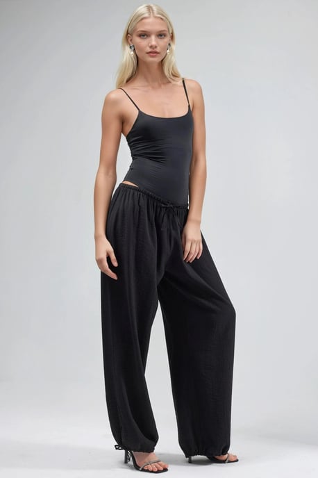 Elastische Broek met Strikdetail - Image 2
