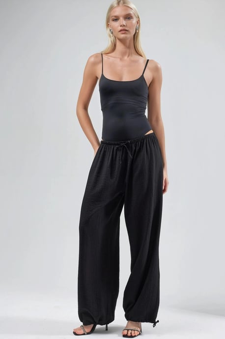 Elastische Broek met Strikdetail - Image 4