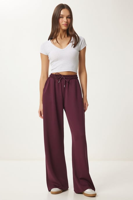 Wijde broek met trekkoord in de taille - Image 3