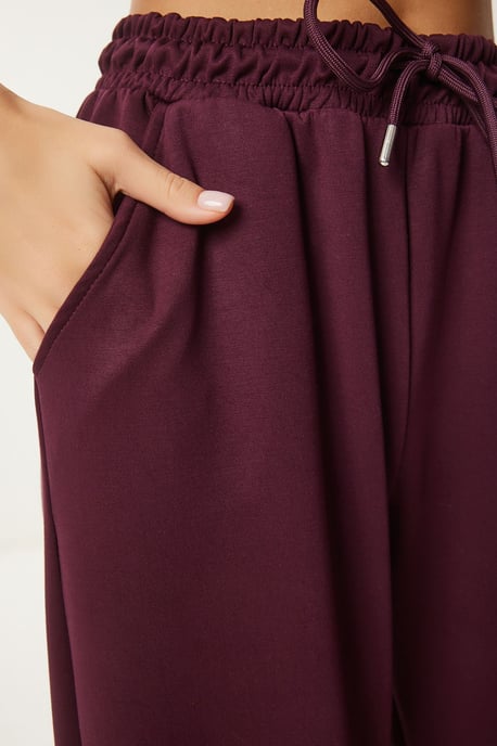 Wijde broek met trekkoord in de taille - Image 4