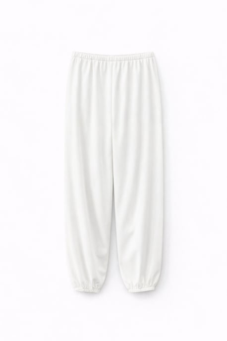 Gestructureerde Lange Joggingbroek met Taillekoord en Zak - Image 2