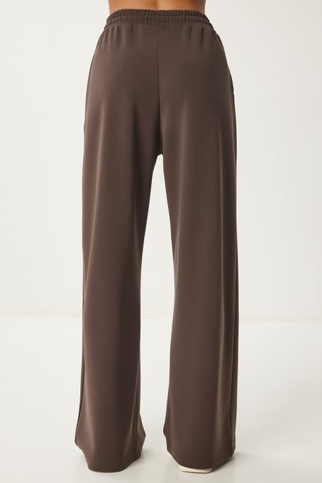 Brede Pijpen Sweatpants met Touwsluiting - Image 5