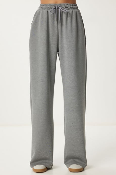 Brede Pijpen Sweatpants met Trekkoord Taille - Image 5
