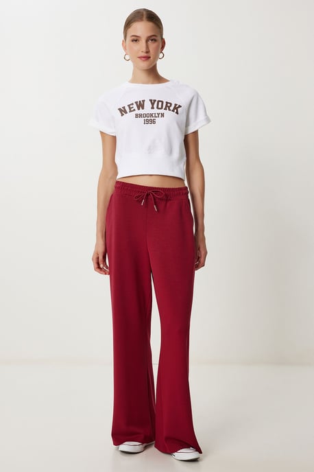 Brede Been Trekkoord Taille Sweatpants - Image 2