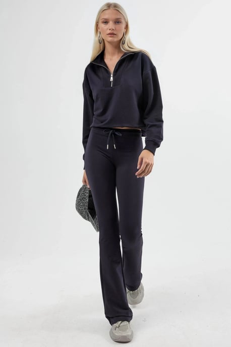 Mid Rise Flared Joggingbroek met Koord - Image 5