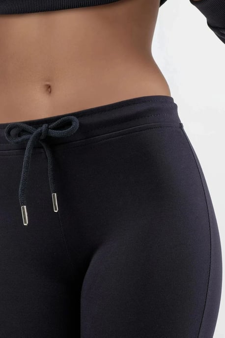 Mid Rise Flared Joggingbroek met Koord - Image 6
