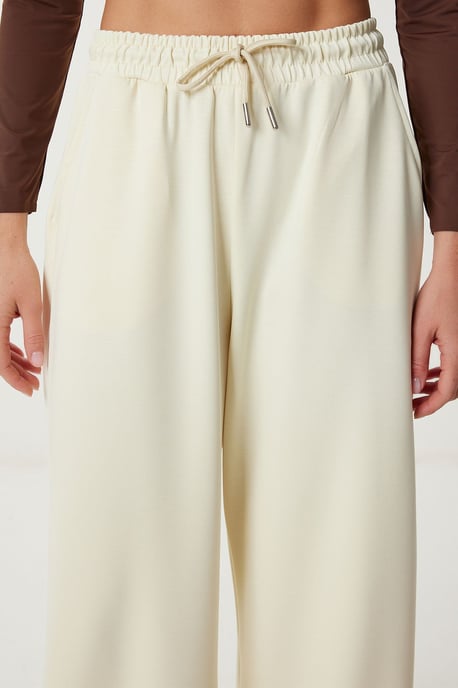 Brede Pijpen Sweatpants met Touwsluiting - Image 5