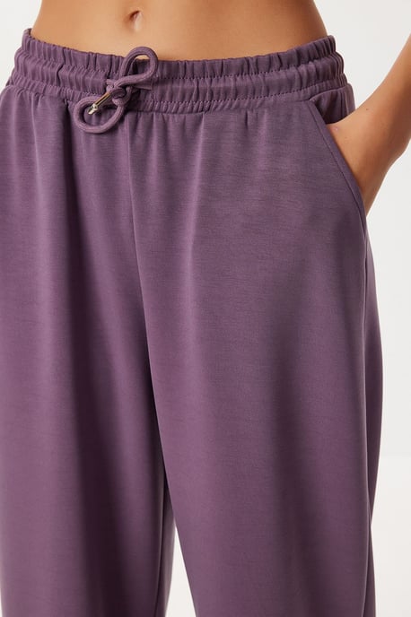 Wijde broek met trekkoord in de taille - Image 3
