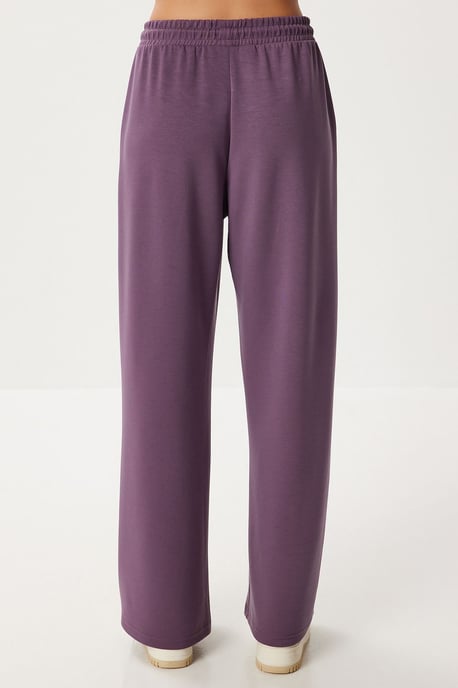 Wijde broek met trekkoord in de taille - Image 4