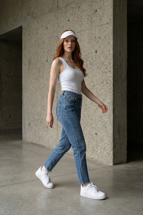 Hoge Taille Skinny Jeansbroek - Image 2