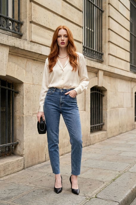 Hoge Taille Skinny Jeans Pant
- Image 1