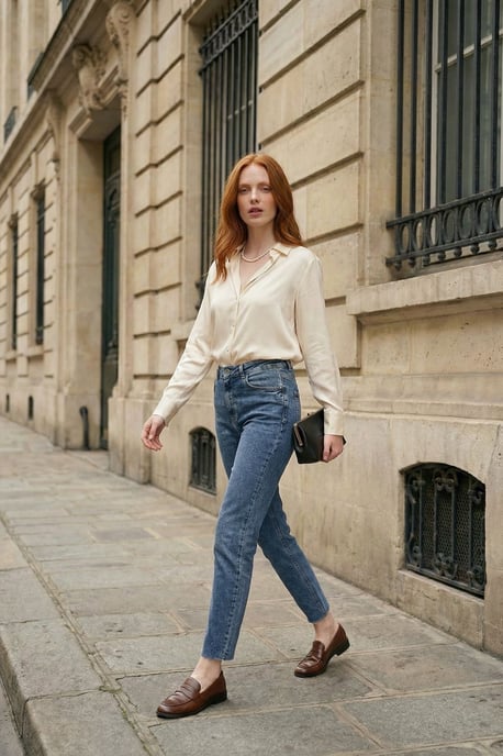 Hoge Taille Skinny Jeans Pant
- Image 2