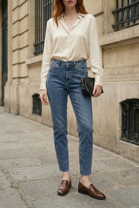 Hoge Taille Skinny Jeans Pant
- Image 3