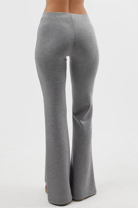 Geribbelde Elastische Flared Broek - Image 5